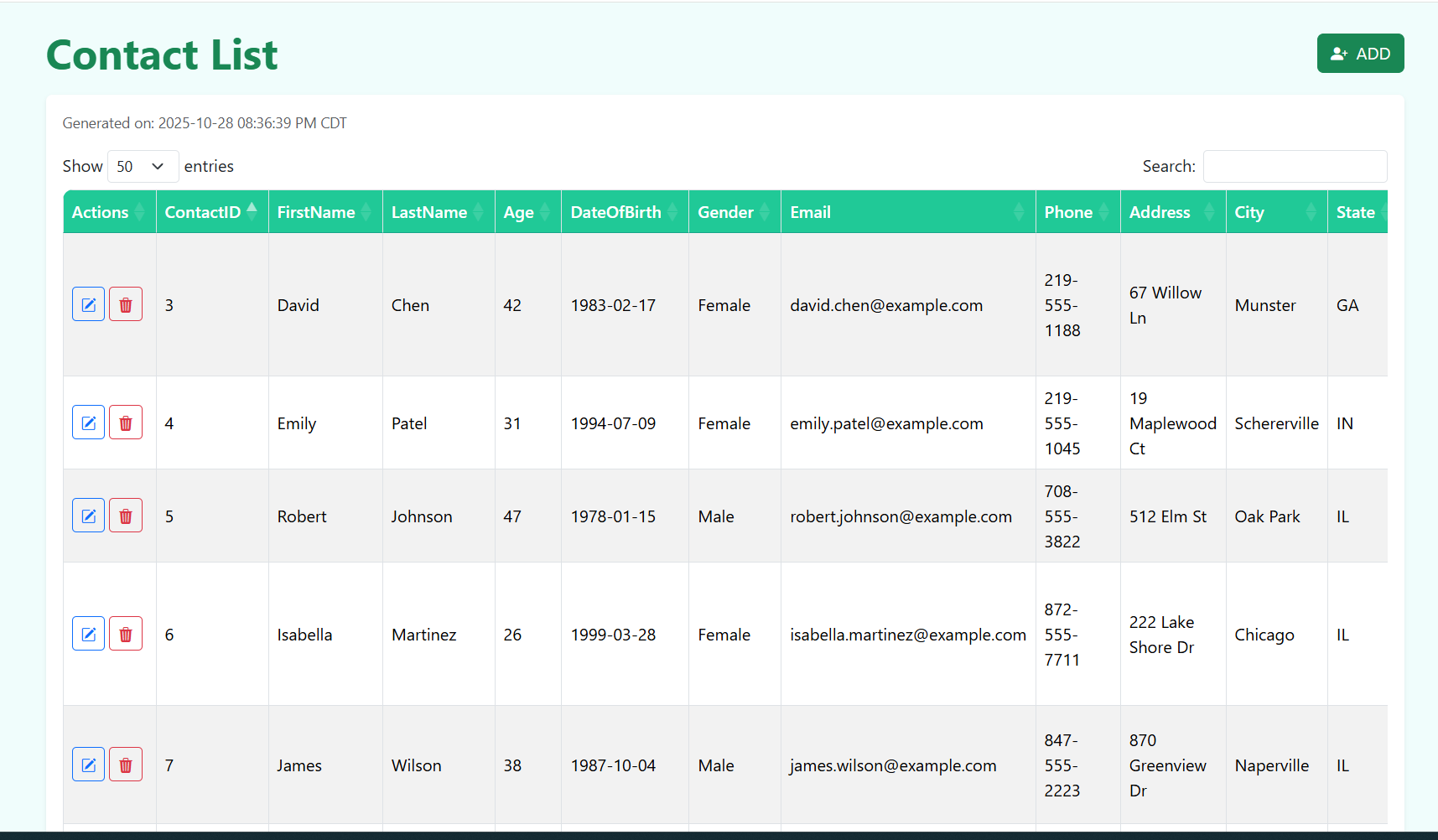 Azure Function App - Bootstrap 5 CRUD
